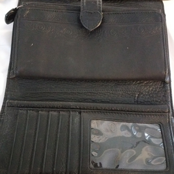 Brighton Mark Lifey Vintage Leather Organize purse - Picture 4 of 8